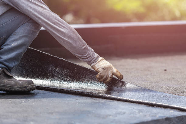 Professional Waterproofing technician working in Davidsonville, MD